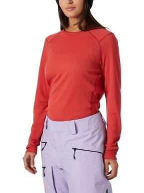 Helly Hansen W Lifa Active Crew női aláöltöző felső piros színben 1