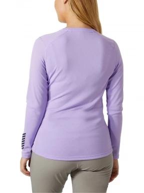 Helly Hansen W Lifa Active Graphic Crew női aláöltöző felső lila színben 3