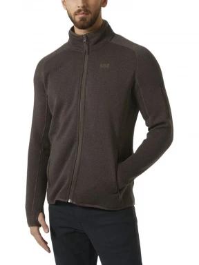 Helly Hansen Varde Fleece Jacket 2.0 férfi polár pulóver barna színben 1