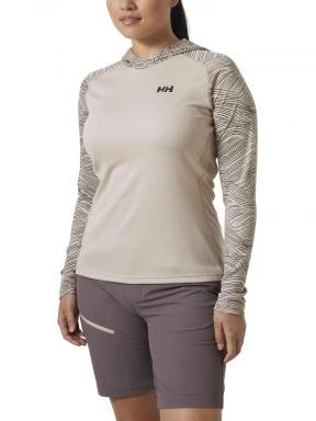 Helly Hansen W Lifa Active Solen Gr Hoodie női hosszú ujjú póló lila színben 1