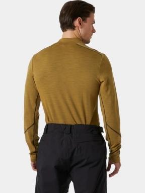 Helly Hansen Lifa Merino Midw Logo férfi aláöltöző felső oliva színben 3