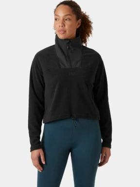Helly Hansen W Daybreaker Cropped Fleece női crop pulóver fekete színben 1