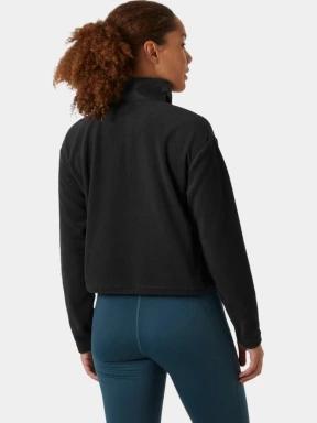 Helly Hansen W Daybreaker Cropped Fleece női crop pulóver fekete színben 3