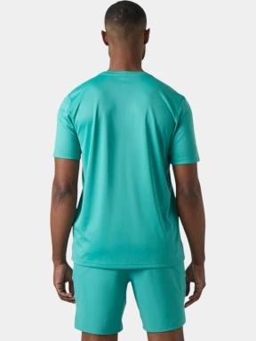 Helly Hansen Hh Tech Graphic T-Shirt férfi rövid ujjú sport póló zöld színben 3
