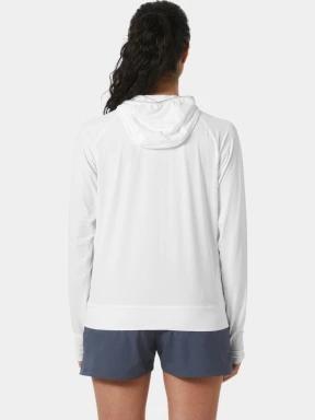 Helly Hansen W Shine Solen 1/2 Zip Hoodie női hosszú ujjú póló fehér színben 3