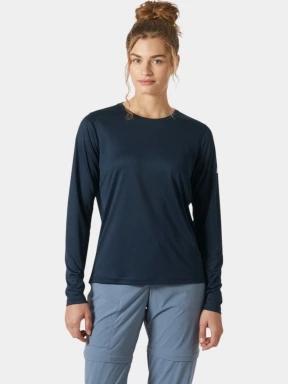 Helly Hansen W Hh Tech Crew Ls 2.0 női hosszú ujjú póló sötétkék színben 1