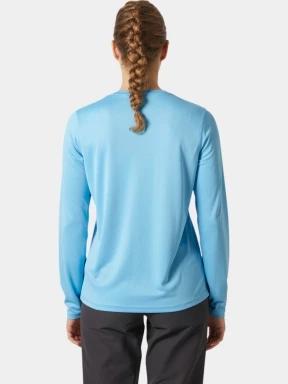 Helly Hansen W Hh Tech Crew Ls 2.0 női hosszú ujjú póló világoskék színben 3