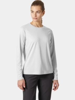 Helly Hansen W Hh Tech Crew Ls 2.0 női hosszú ujjú póló szürke színben 1