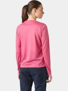 Helly Hansen W Hh Tech Crew Ls női hosszú ujjú sport póló magenta színben 3