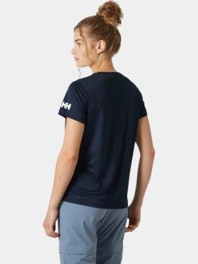 Helly Hansen W Hh Tech T-Shirt 2.0 női rövid ujjú póló sötétkék színben 3