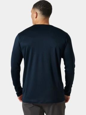 Helly Hansen Hh Tech Crew Ls 2.0 férfi hosszú ujjú sport póló sötétkék színben 3