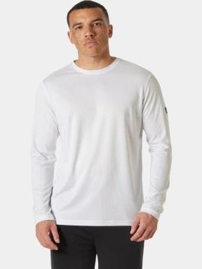 Helly Hansen Hh Tech Crew Ls férfi hosszú ujjú sport póló fehér színben 1