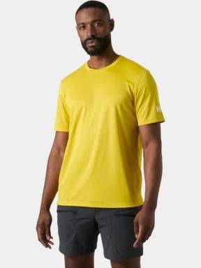 Helly Hansen Hh Tech T-Shirt férfi rövid ujjú sport póló sárga színben 1