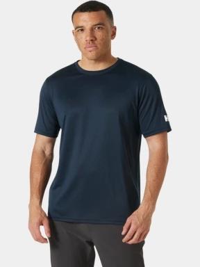 Helly Hansen Hh Tech T-Shirt férfi rövid ujjú sport póló sötétkék színben 1
