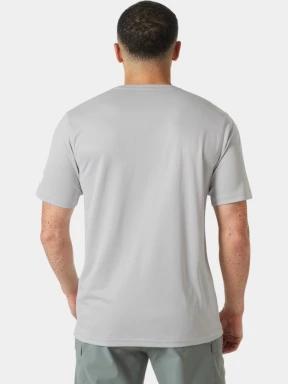 Helly Hansen Hh Tech T-Shirt férfi rövid ujjú sport póló szürke színben 3