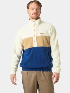 Helly Hansen Daybreaker Hugg Snap Fleece férfi polár pulóver homok színben 1