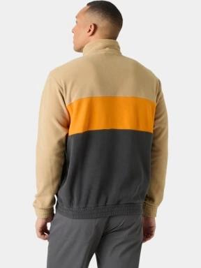 Helly Hansen Daybreaker Hugg Snap Fleece férfi polár pulóver barna színben 3