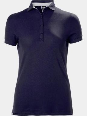 Helly Hansen W Crewline Polo női galléros póló sötétkék színben 1