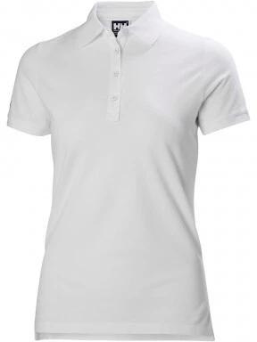 Helly Hansen W Crew Pique 2 Polo női galléros póló fehér színben 1