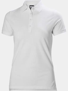 Helly Hansen W Crew Pique 2 Polo női galléros póló fehér színben 1