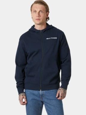 Helly Hansen Core Zip Hoodie férfi kapucnis pulóver sötétkék színben 1