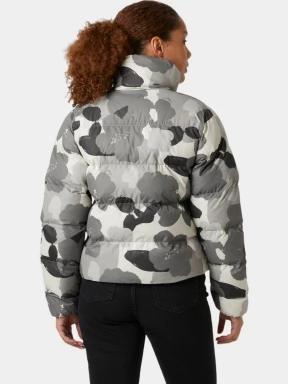 Helly Hansen W Jade Puffer Jacket női steppelt átmeneti kabát szürke színben 3