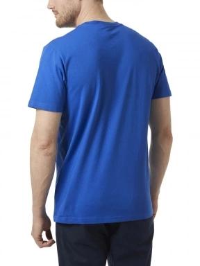Helly Hansen Hh Box T férfi rövid ujjú póló kék színben 3