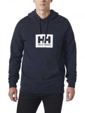 Helly Hansen Hh Box Hoodie férfi kapucnis pulóver sötétkék színben 1