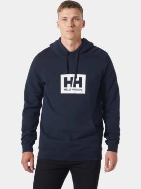 Helly Hansen Hh Box Hoodie férfi kapucnis pulóver sötétkék színben 1