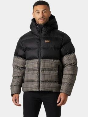Helly Hansen Oslo Graphic Puffy férfi átmeneti kabát barna színben 1