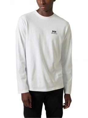 Helly Hansen Yu20 Ls T-Shirt férfi hosszú ujjú póló fehér színben 1