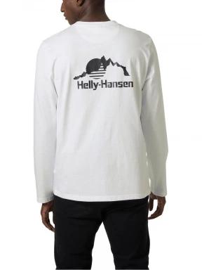 Helly Hansen Yu20 Ls T-Shirt férfi hosszú ujjú póló fehér színben 3