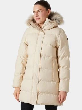 Helly Hansen W Blossom Puffy Parka női télikabát homok színben 1