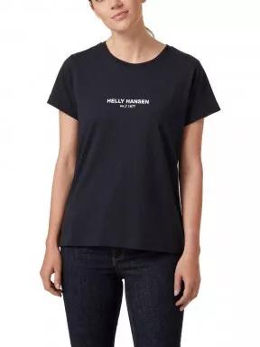 Helly Hansen W Rwb Graphic T-Shirt női rövid ujjú póló sötétkék színben 1