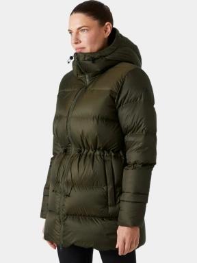 Helly Hansen W Essence Down Parka női pehelykabát zöld színben 1