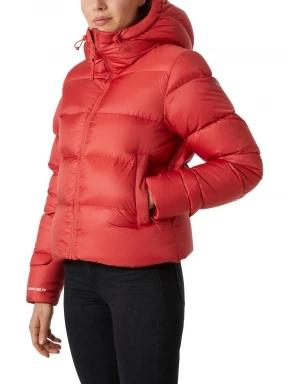 Helly Hansen W Essence Down Jacket női utcai kabát piros színben 1