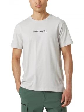 Helly Hansen Core Graphic T férfi rövid ujjú póló szürke színben 1