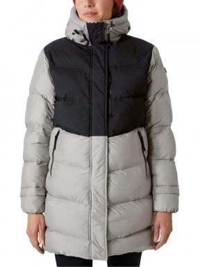 Helly Hansen W Explorer Puffy Parka női utcai kabát szürke színben 1