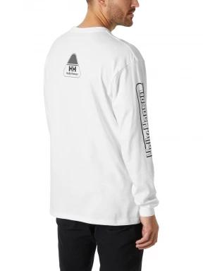 Helly Hansen Yu Long Sleeve férfi hosszú ujjú póló fehér színben 3