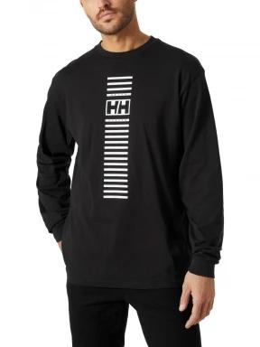 Helly Hansen Yu Long Sleeve férfi hosszú ujjú póló fekete színben 1