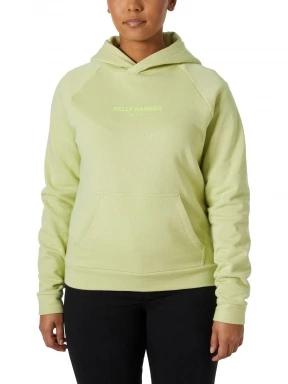 Helly Hansen W Core Hoodie női kapucnis pulóver zöld színben 1