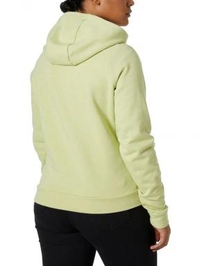 Helly Hansen W Core Hoodie női kapucnis pulóver zöld színben 3