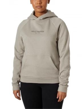 Helly Hansen W Core Hoodie női kapucnis pulóver szürke színben 1