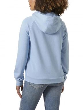 Helly Hansen W Core Hoodie női kapucnis pulóver világoskék színben 3