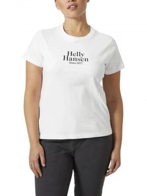 Helly Hansen W Core Graphic T-Shirt női rövid ujjú póló fehér színben 1
