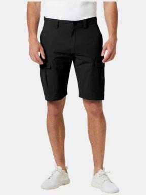 Helly Hansen Hh Qd Cargo Shorts férfi oldalzsebes rövidnadrág fekete színben 1