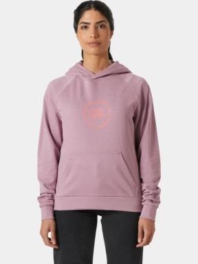 Helly Hansen W Core Graphic Hoodie női kapucnis pulóver lila színben 1