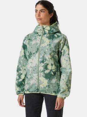 Helly Hansen W Graphic Rain Jacket női esőkabát zöld színben 1