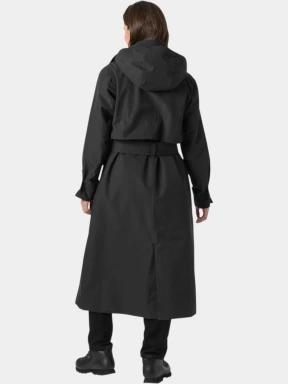 Helly Hansen W Avenue Ins Long Trench Coat női ballonkabát fekete színben 3