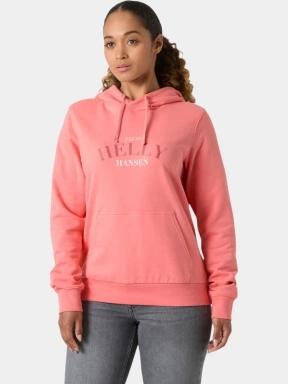 Helly Hansen W Core Graphic Hoodie női kapucnis pulóver rózsaszín színben 1